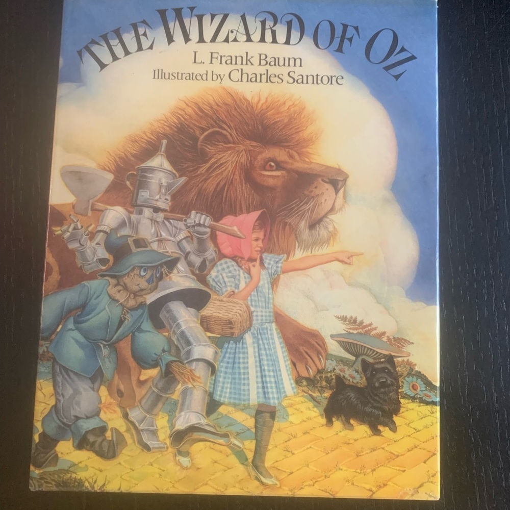 The Wizard of Oz Hardcover illustrated by Charles Santore 1991 edition